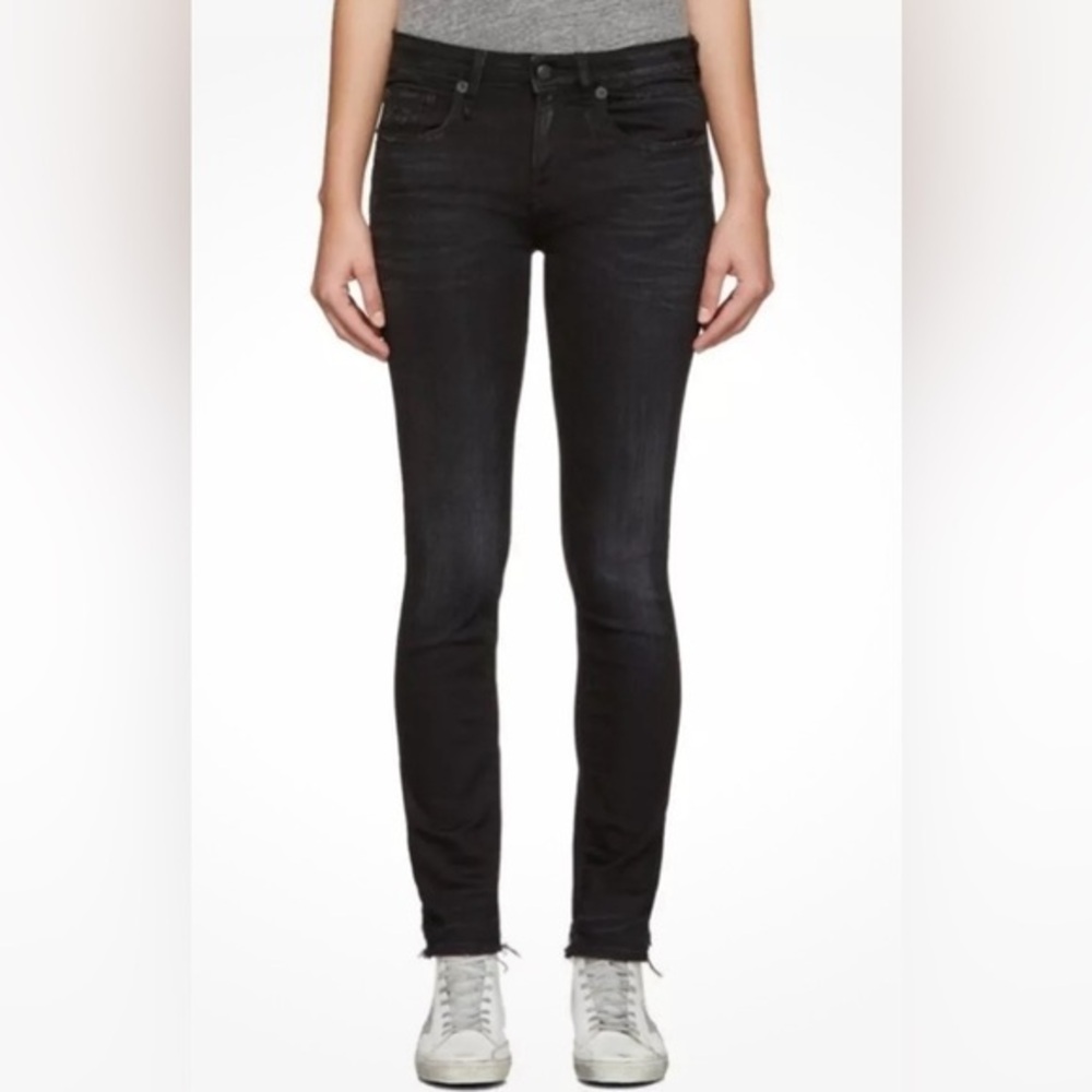 R-13 Allison Cropped Skinny Jeans in Stratford Size 25